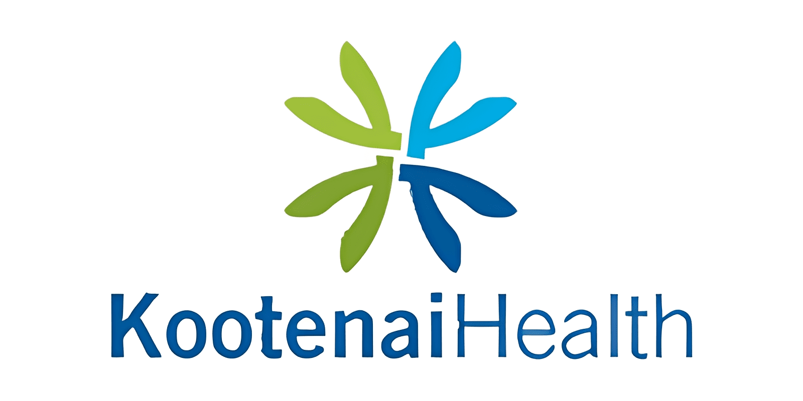 Kootenai Health emblem with stylized leaves